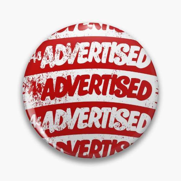 Item preview, As Advertised Stamp - Reversed (on Red) designed and sold by Justin Ellis.