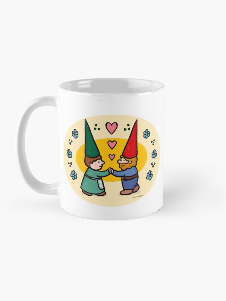 Thumbnail 3 of 6, Coffee Mug, Gnomes in Love Mug designed and sold by Angypants.