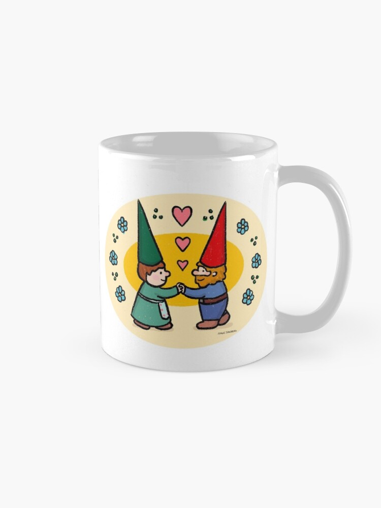 Thumbnail 5 of 6, Coffee Mug, Gnomes in Love Mug designed and sold by Angypants.