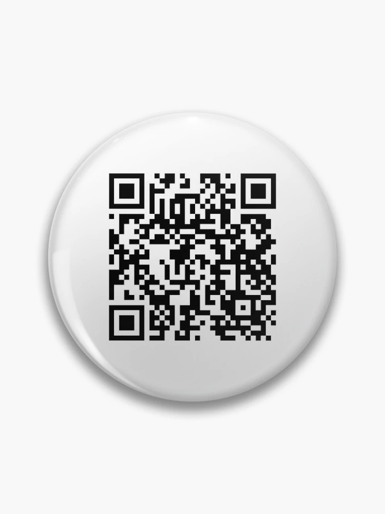 Rick Roll Your Friends! QR code that links to Rick Astley's “Never Gonna  Give You Up”  music video Sticker for Sale by ApexFibers