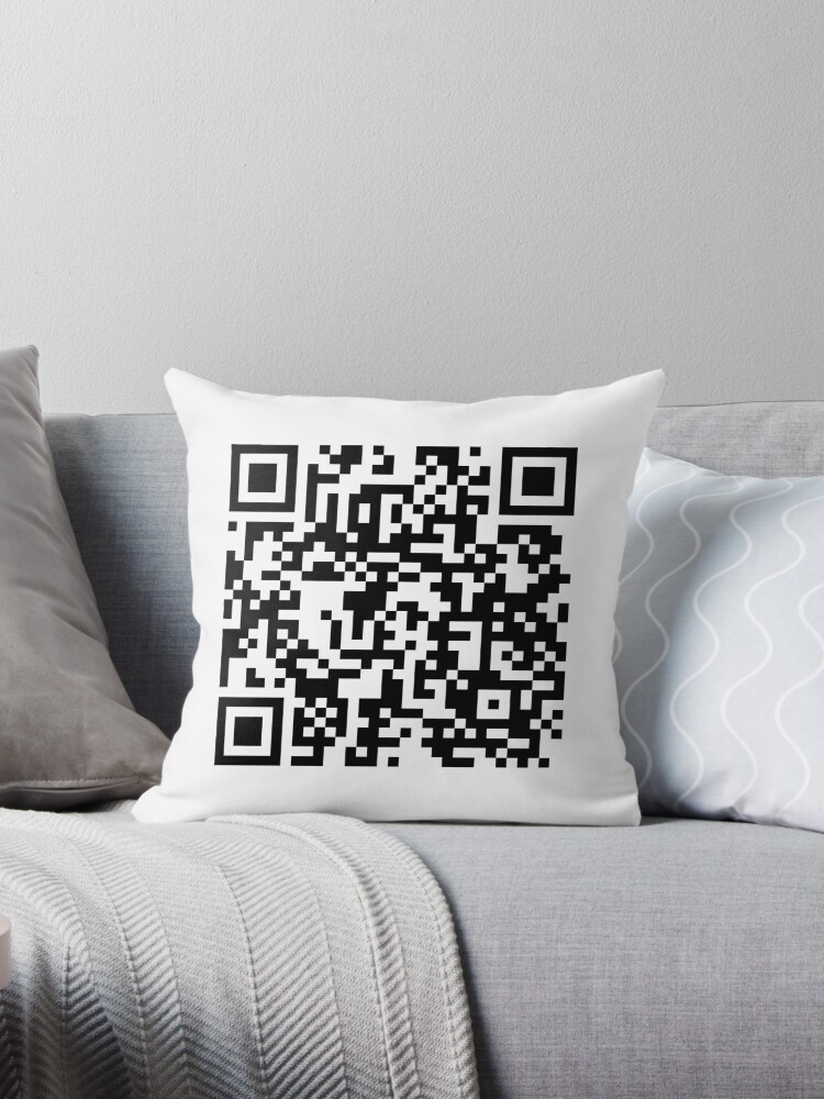 Rick Roll QR Code Small Pin for Sale by designsbykevin