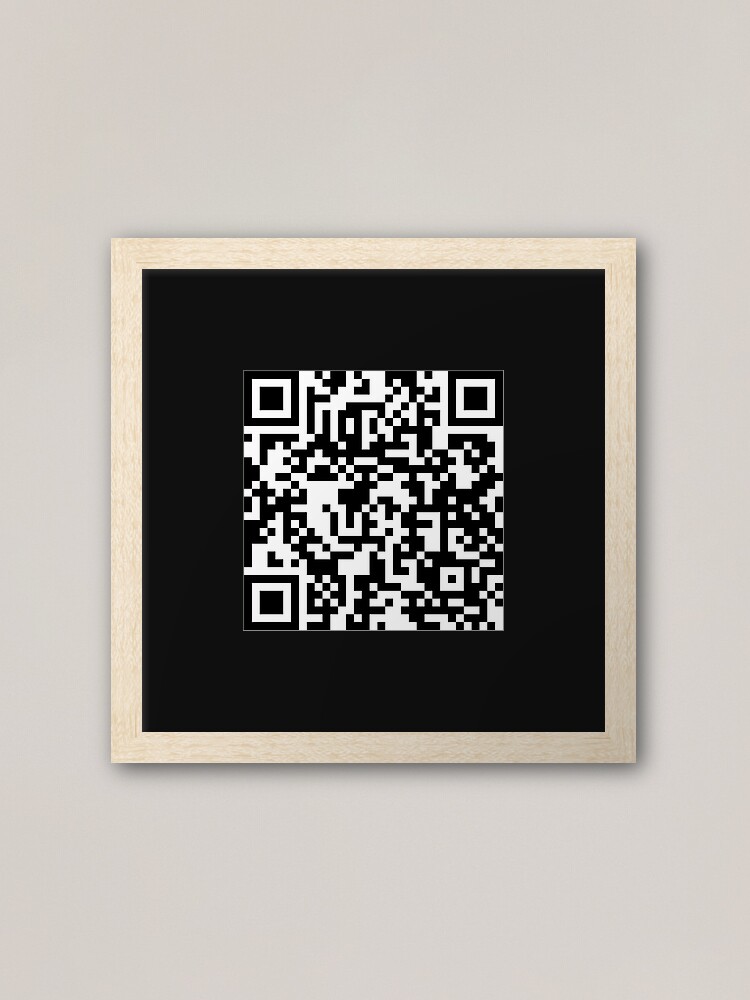 Rick Roll QR Code Prank Metal Print by Ally Says Hi - Pixels