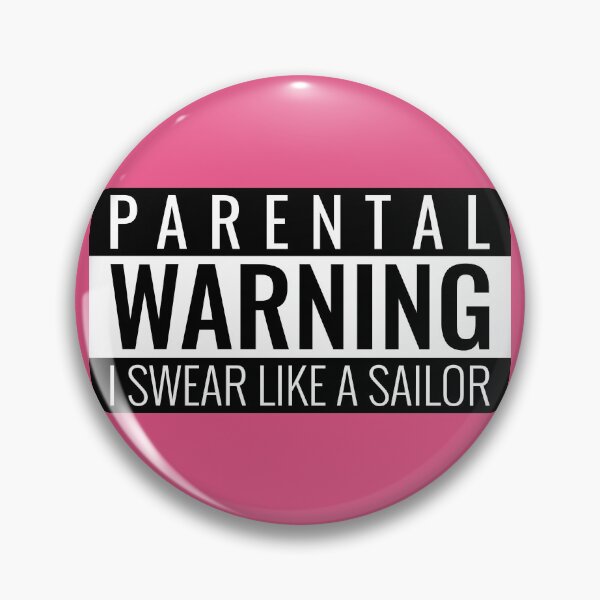 Item preview, Public Warning Swear designed and sold by Lavish & Company Designs.