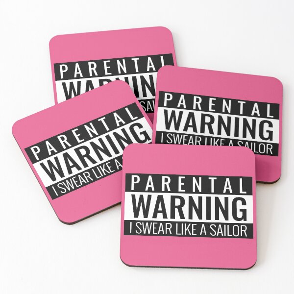 Item preview, Public Warning Swear designed and sold by Lavish & Company Designs.