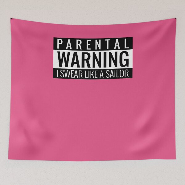 Item preview, Public Warning Swear designed and sold by Lavish & Company Designs.