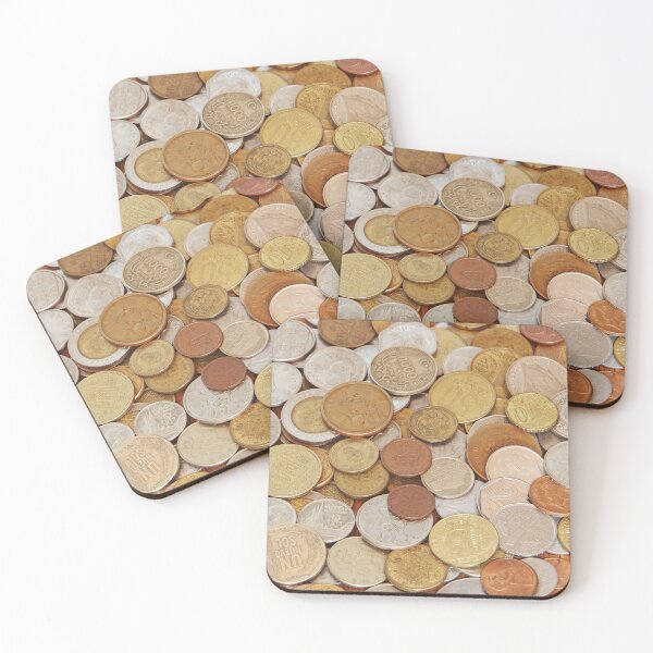 Item preview, Monedas del mundo como fondo de negocios. designed and sold by IaroslavB.