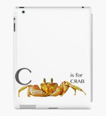 C is for CRAB iPad Case/Skin