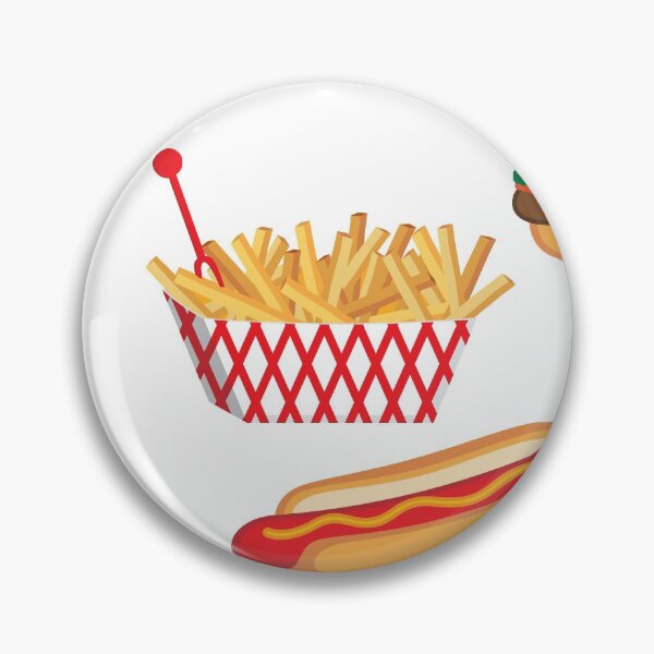 Item preview, Fast Food Street food retro collection hamburger, fries, hot dog, soda stickers designed and sold by tandaleah.