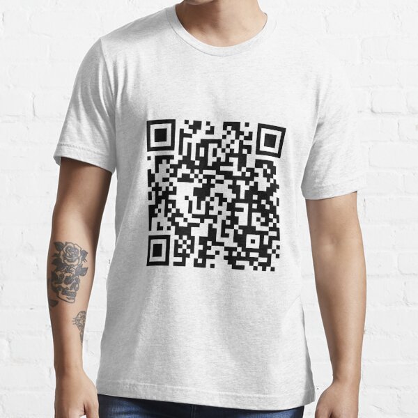 Rick Roll QR Code Small Pin for Sale by designsbykevin