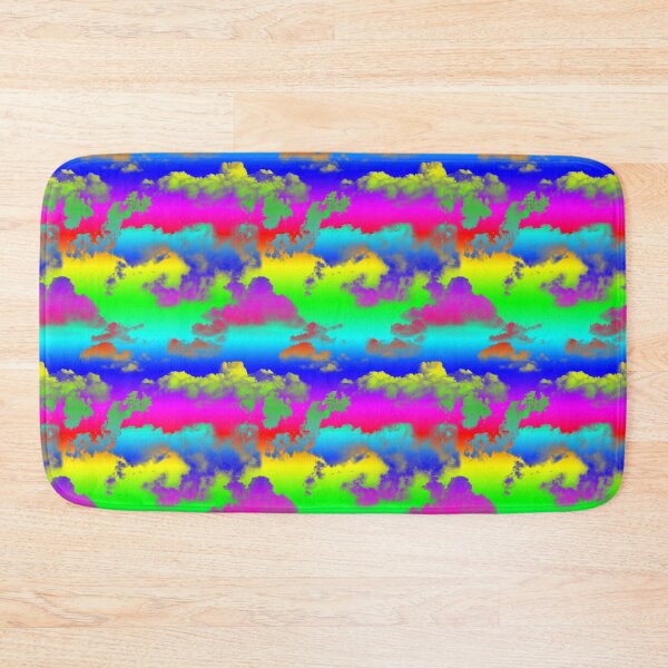 Item preview, Modern Psychedelic - Rainbow Cloudy Sky Pattern  designed and sold by WickedRefined - Nicole Demereckis.