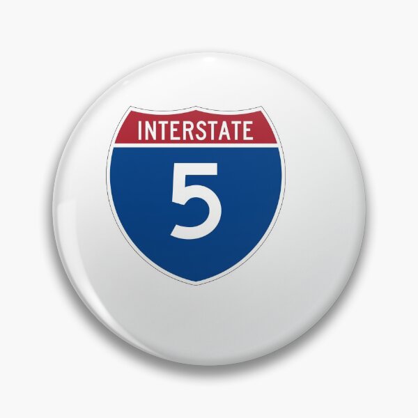 Item preview, Interstate 5 freeway sign designed and sold by trqffic.