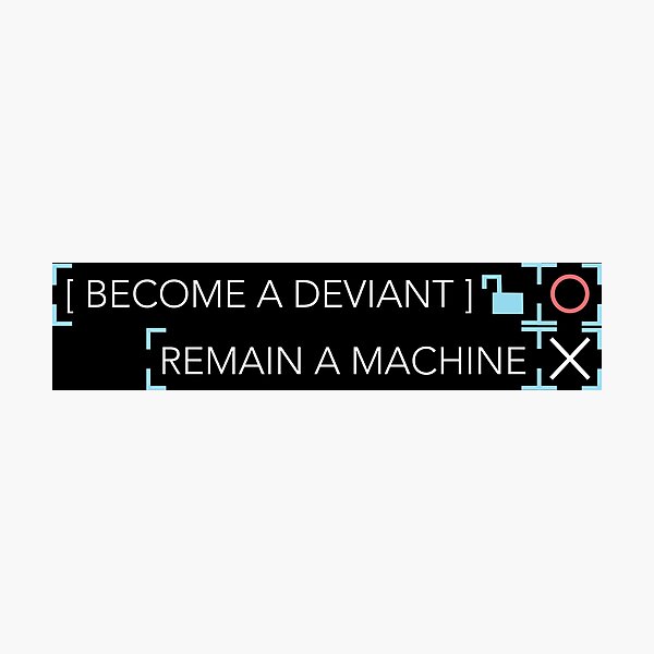 Item preview, BECOME DEVIANT (White Text) designed and sold by Kaini.