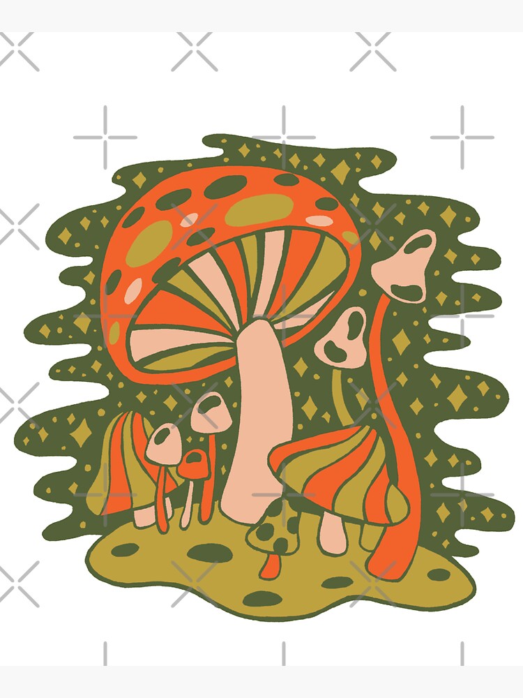 Forest of Mushrooms by doodlebymeg