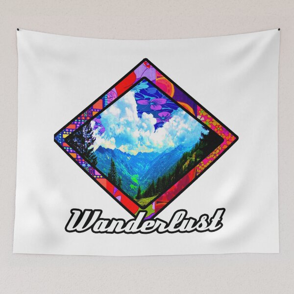 Item preview, Wanderlust Mountains  designed and sold by artbyomega.