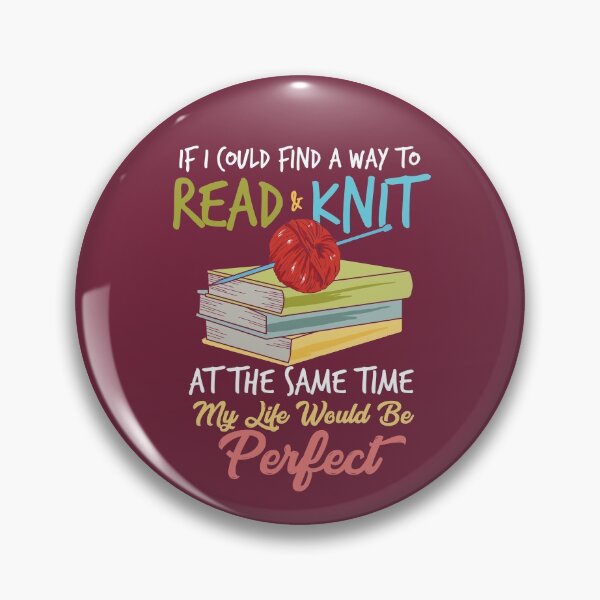 Item preview, Knitting reading books designed and sold by ArtStyleAlice.