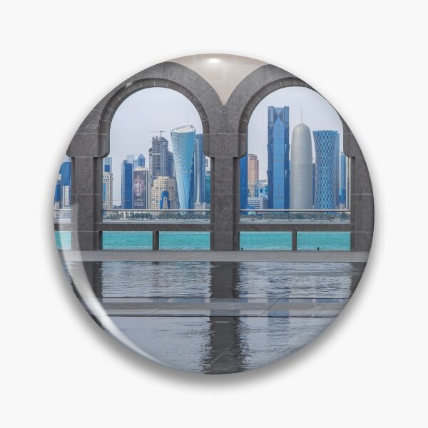 Item preview, Qatar. Doha. Downtown. View from Museum of Islamic Arts. designed and sold by vadim19.