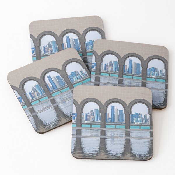 Item preview, Qatar. Doha. Downtown. View from Museum of Islamic Arts. designed and sold by vadim19.