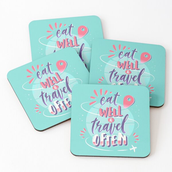 Item preview, Eat Well and Travel Often designed and sold by TheBetterDsgn.