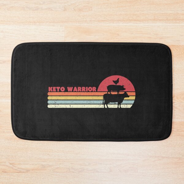 Item preview, Keto Warrior, Retro Cow, Pig, Chicken Design designed and sold by PackAPunch.