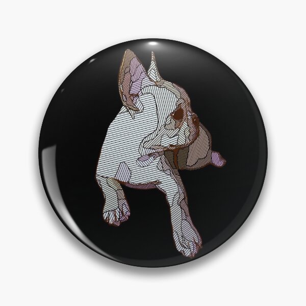 Item preview, French bulldog polygon style designed and sold by Collagedream.