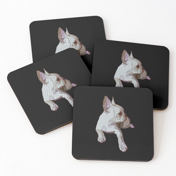 Item preview, French bulldog polygon style designed and sold by Collagedream.