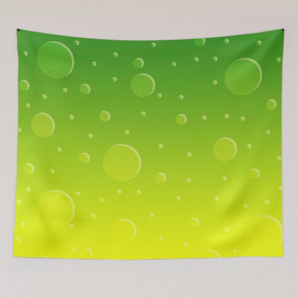 Item preview, Lemon Lime Soda Ombre with Bubbles designed and sold by KelseyLovelle.