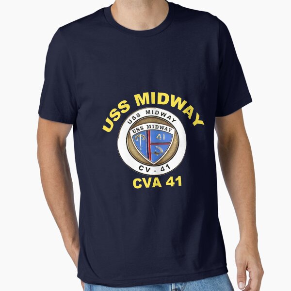 Artikel-Vorschau von USS Midway (CVB / CVA / CV-41) Wappen für Dunkelheit, designt und verkauft von Nikki SpaceStuffPlus.