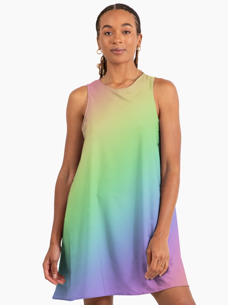 ombre a line dress Elegant A-Line Off the Shoulder Ombre Long Prom Dress – FancyVestido main image 1