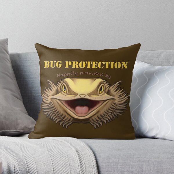 Bug Protection Throw Pillow