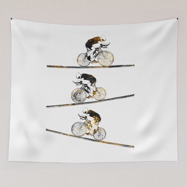 Item preview, 3 cyclers sport art #cycling #sport designed and sold by JBJart.