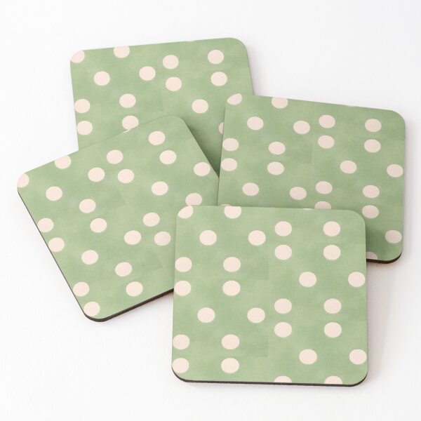 Item preview, Green and white dots designed and sold by mollytakacs.
