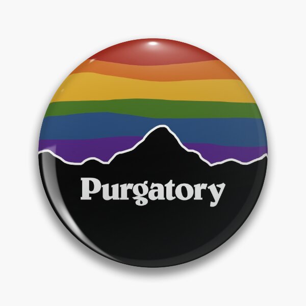 Fegefeuer Stolz Regenbogen Sonnenuntergang - Wynonna Earp Button