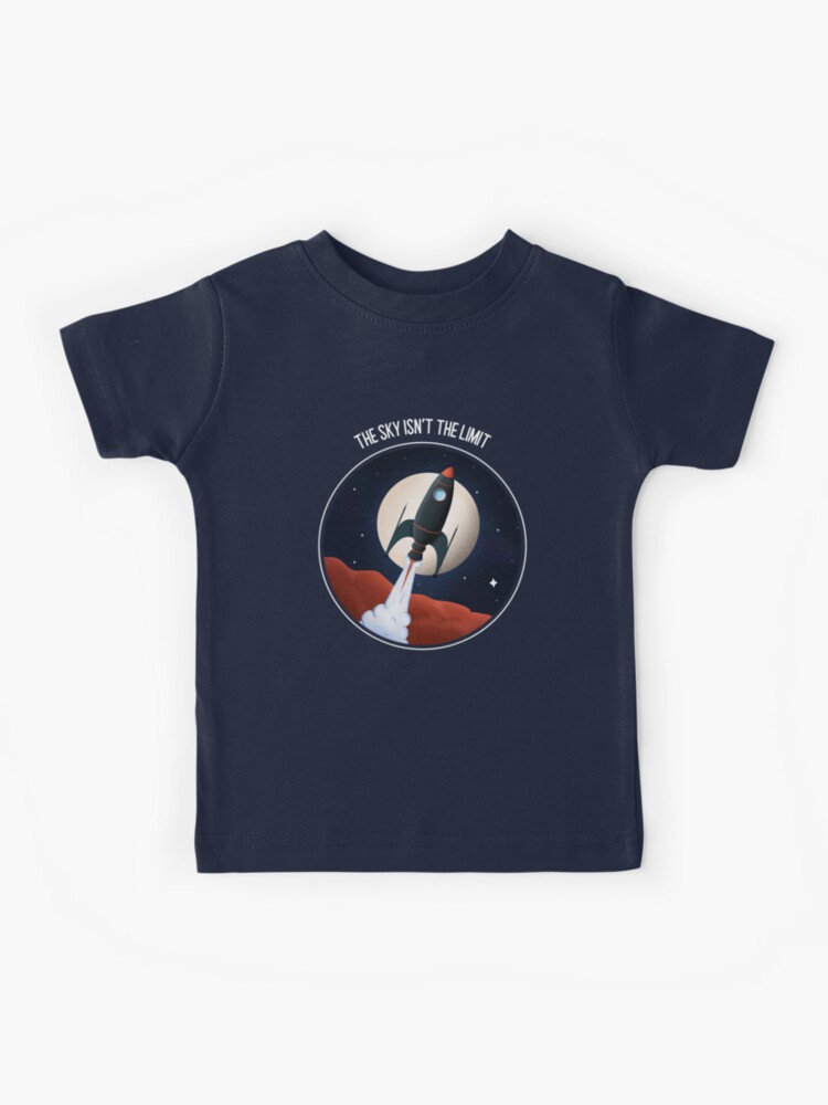 The Sky is Never the Limit Space Themed T-Shirt – 2TroubleBoys