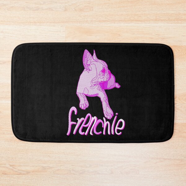 Item preview, French bulldog polygon Pink style designed and sold by Collagedream.