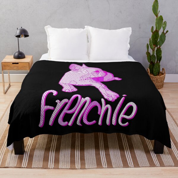 Item preview, French bulldog polygon Pink style designed and sold by Collagedream.