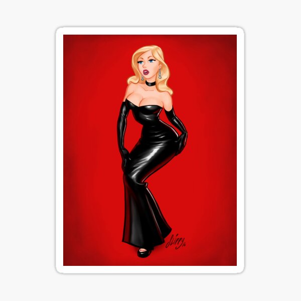 Scarlet Latex Sticker