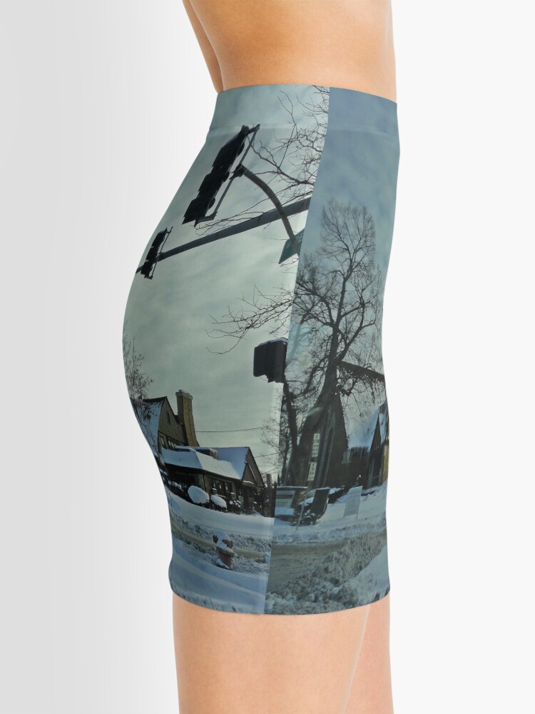Alternate view of Winter Time Scene Mini Skirt