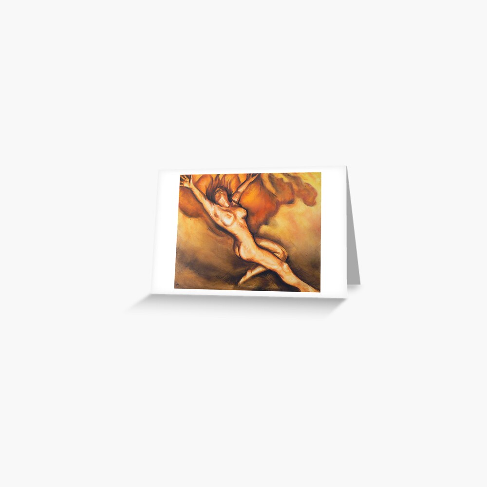 Descent Greeting Card
