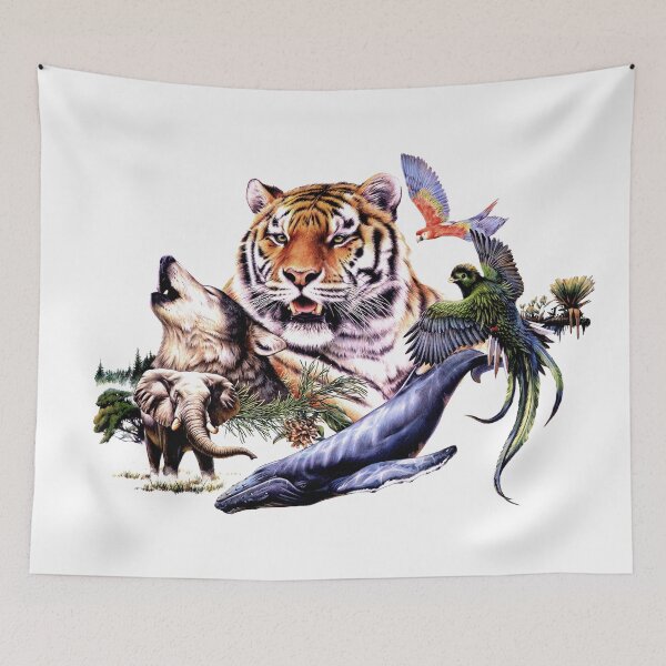 Item preview, Wildlife Collage designed and sold by Salmoneggs.