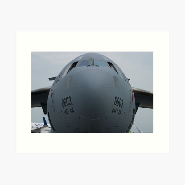 AFRC 93-0603 C-17A Globemaster III Nose Art Print