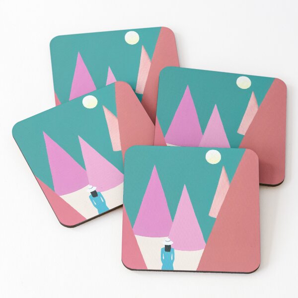 Item preview, Girl With Colorful Mountain Landscape  designed and sold by ccelia7280.