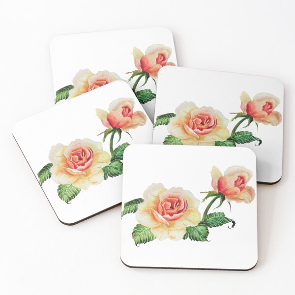 Item preview, Yellow Watercolor Roses designed and sold by Paintdrips.