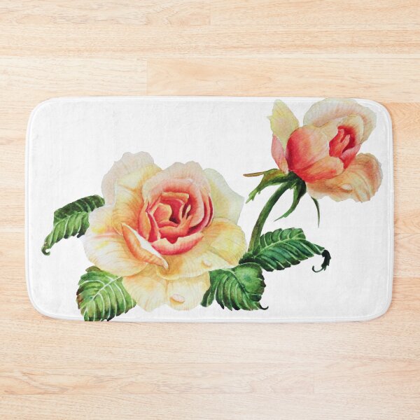 Item preview, Yellow Watercolor Roses designed and sold by Paintdrips.