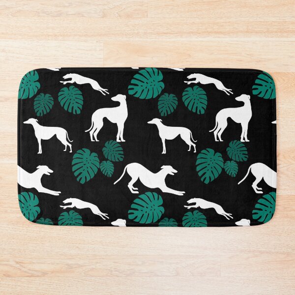 Item preview, Greyt Greyhound Monstera Jumble designed and sold by GreytGraphicals.