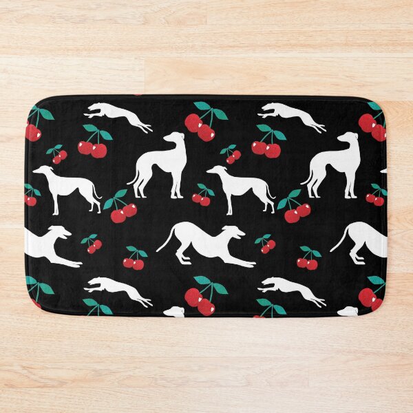 Item preview, Greyt Greyhound Cherry Jumble on Black designed and sold by GreytGraphicals.