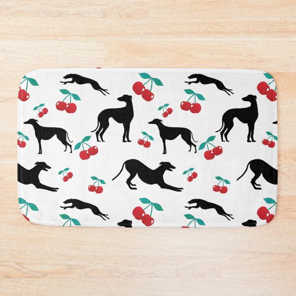 Item preview, Greyt Greyhound Cherry Jumble on White designed and sold by GreytGraphicals.
