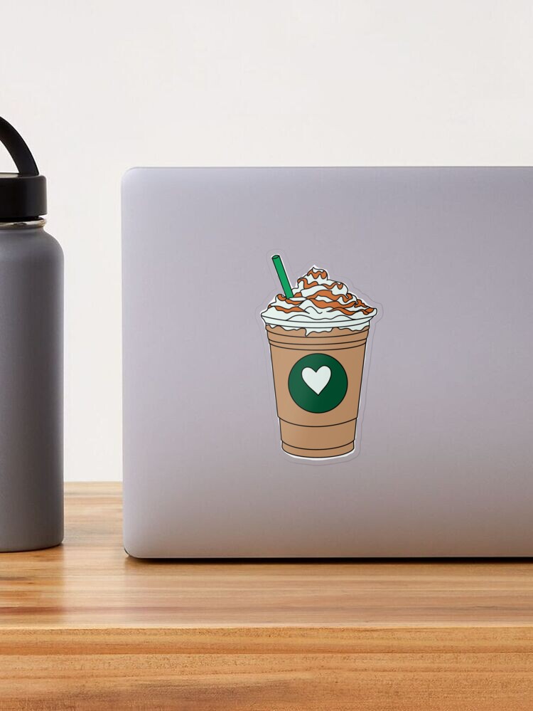 Morning Wine Starbucks Coffee Sticker // Laptop Sticker Vinyl