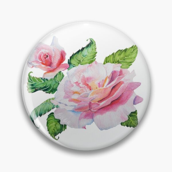 Item preview, Rosas acuarelas rosadas designed and sold by Paintdrips.