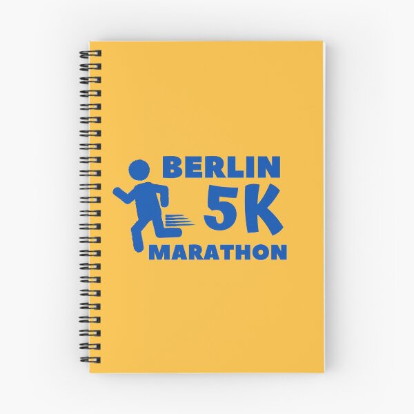 Item preview, Berlin Marathon 5K, Marathoner Gift, Runner's Gift, Running Gift,  Blue, Yellow designed and sold by RaceRunnerz-.