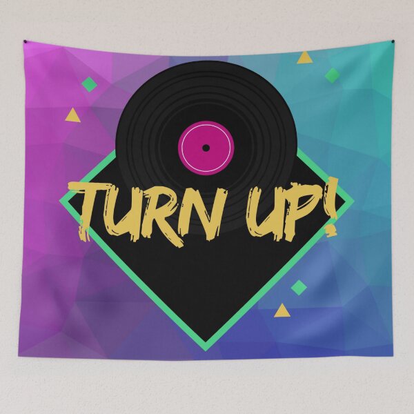 Item preview, Old Skool Hip Hop Turn up vinyl designed and sold by onjcdesign.